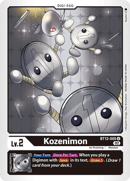 Kozenimon, Across Time BT12-005 U