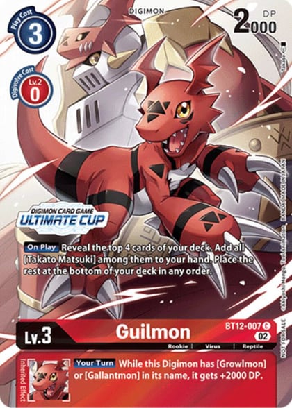Guilmon (Ultimate Cup), Across Time BT12-007 C