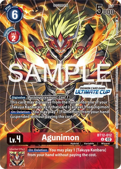 Agunimon (Ultimate Cup 2024), Across Time BT12-012 U