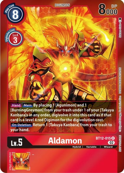 Aldamon (Tamer Party -Special-), Across Time BT12-015 R