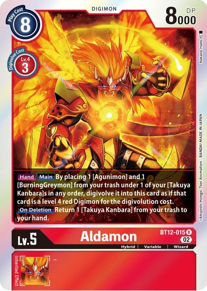 Aldamon, Across Time BT12-015 R