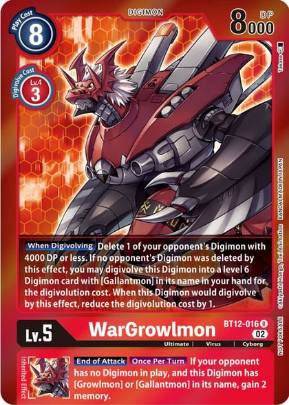 WarGrowlmon (Tamer Party -Special-), Across Time BT12-016 R