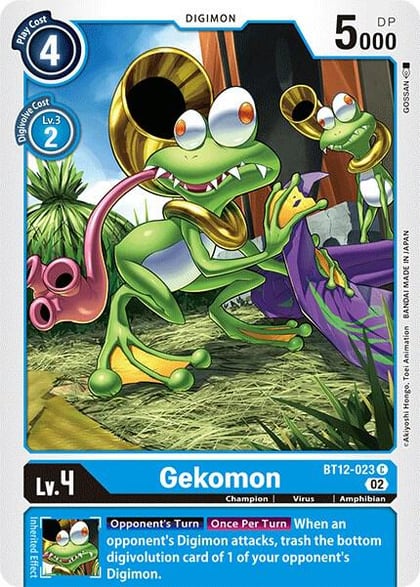 Gekomon, Across Time BT12-023 C