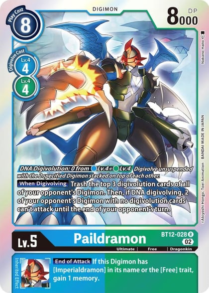 Paildramon, Across Time BT12-028 R