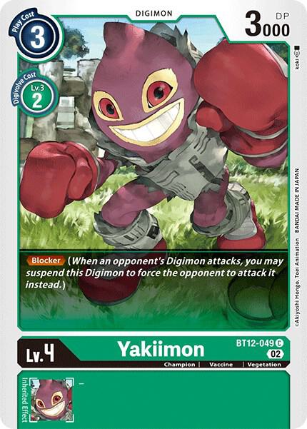 Yakiimon, Across Time BT12-049 C