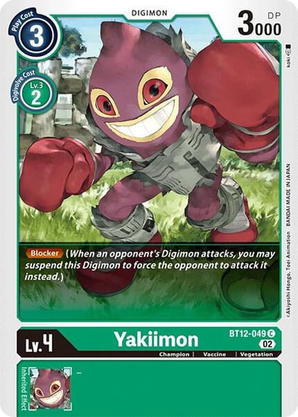 Yakiimon, Across Time BT12-049 C