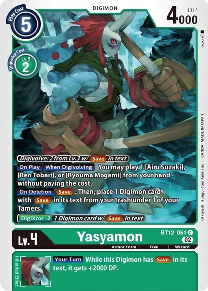 Yasyamon, Across Time BT12-051 C
