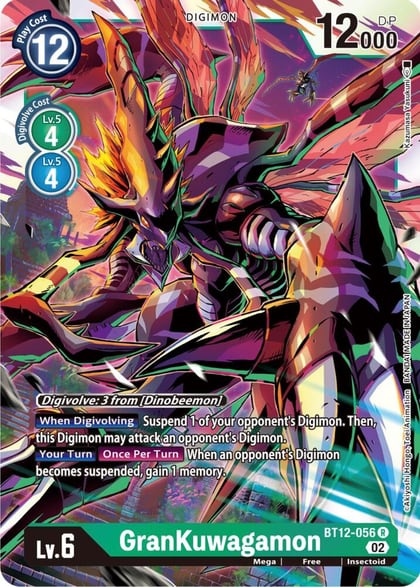 GranKuwagamon, Across Time BT12-056 R