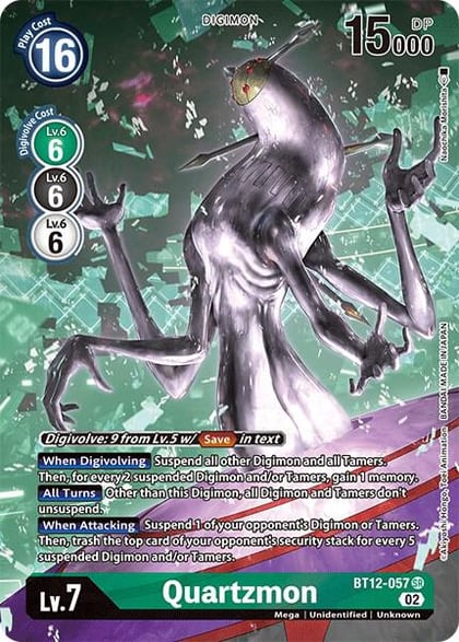 Quartzmon (Alternate Art), Across Time BT12-057 SR