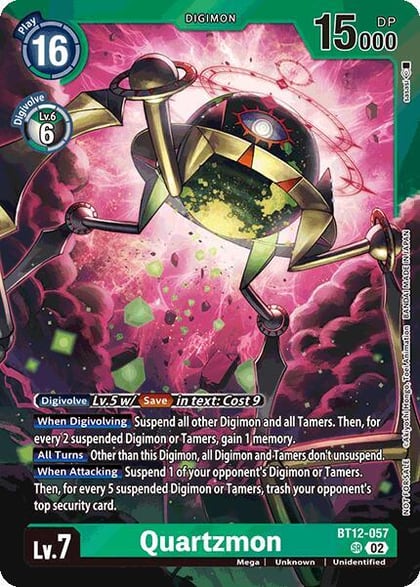 Quartzmon (Special Event Pack 2025), Across Time BT12-057 SR