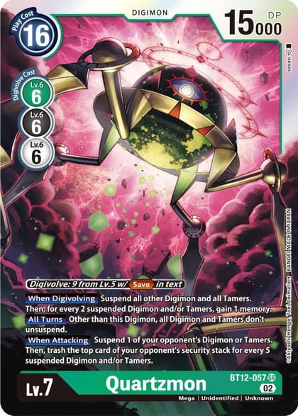 Quartzmon, Across Time BT12-057 SR