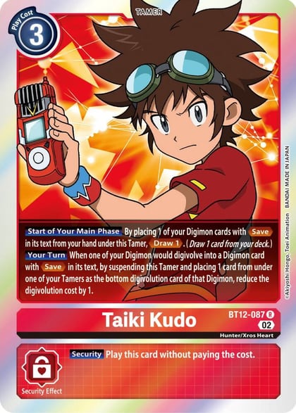 Taiki Kudo, Across Time BT12-087 R