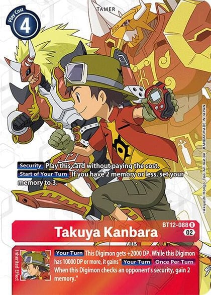 Takuya Kanbara (Alternate Art), Across Time BT12-088 R