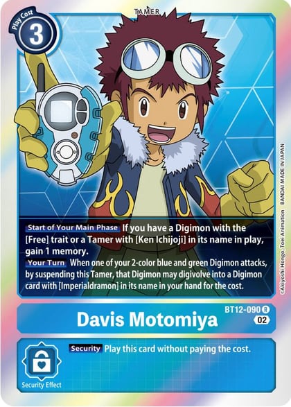 Davis Motomiya, Across Time BT12-090 R
