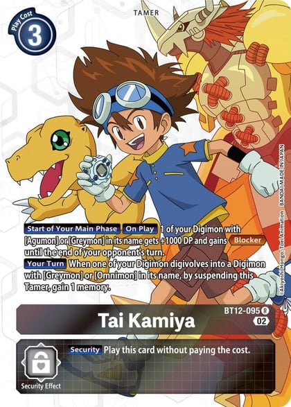 Tai Kamiya (Alternate Art), Across Time BT12-095 R
