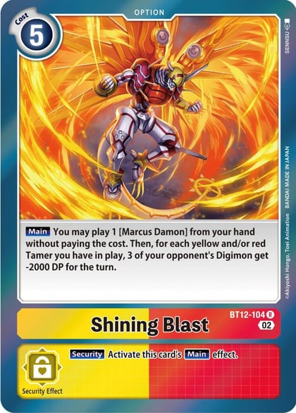 Shining Blast, Across Time BT12-104 R