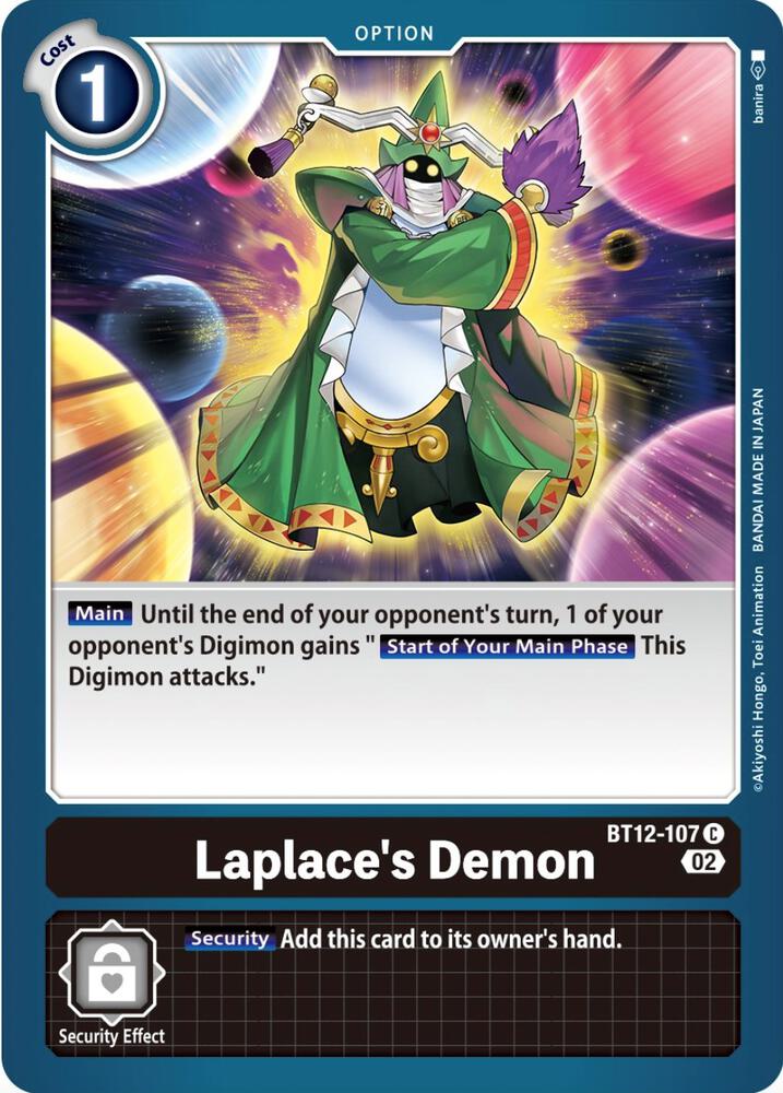 Laplace's Demon, Across Time BT12-107 C