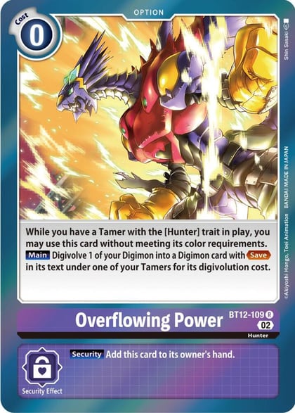 Overflowing Power, Across Time BT12-109 R