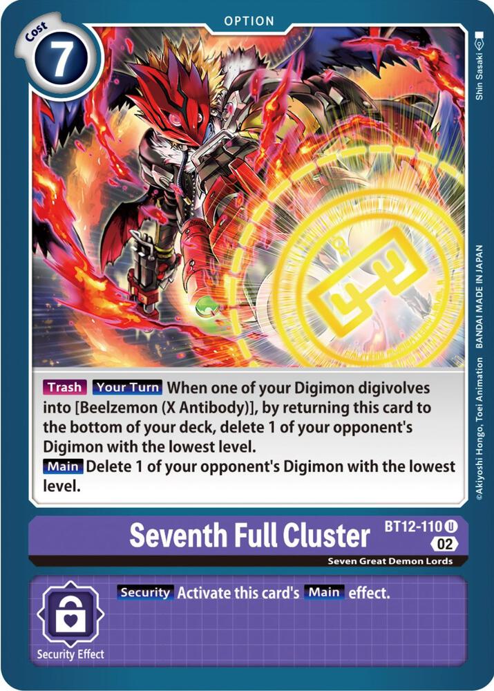 Seventh Full Cluster, Across Time BT12-110 U