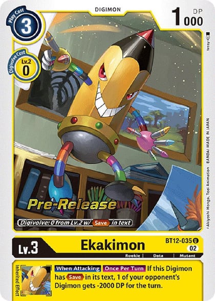 Ekakimon, Across Time Pre-Release Cards BT12-035 U
