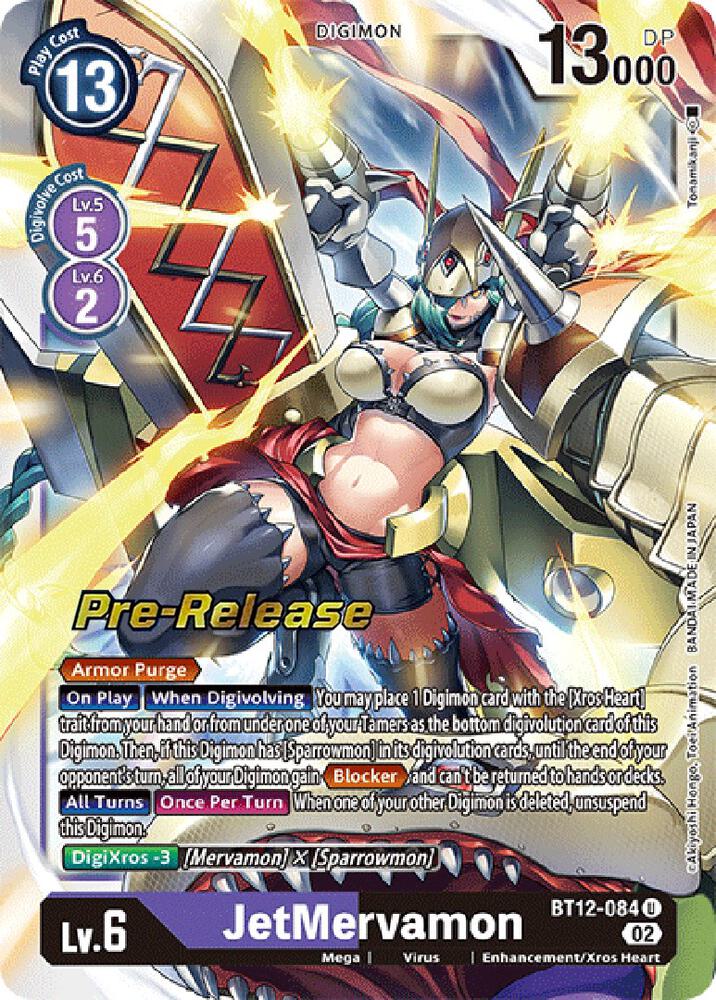 JetMervamon, Across Time Pre-Release Cards BT12-084 U