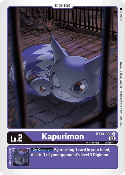 Kapurimon, Versus Royal Knights BT13-006 U