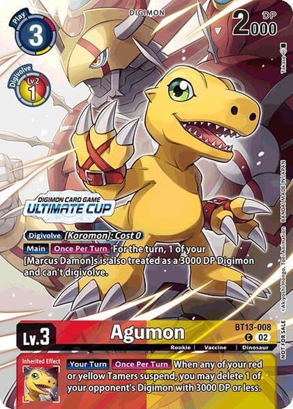 Agumon (Ultimate Cup 2024), Versus Royal Knights BT13-008 C
