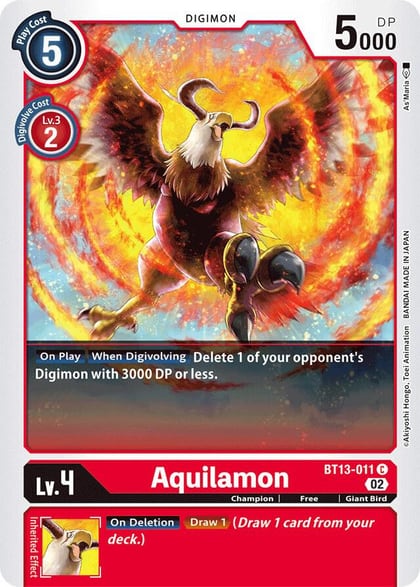Aquilamon, Versus Royal Knights BT13-011 C