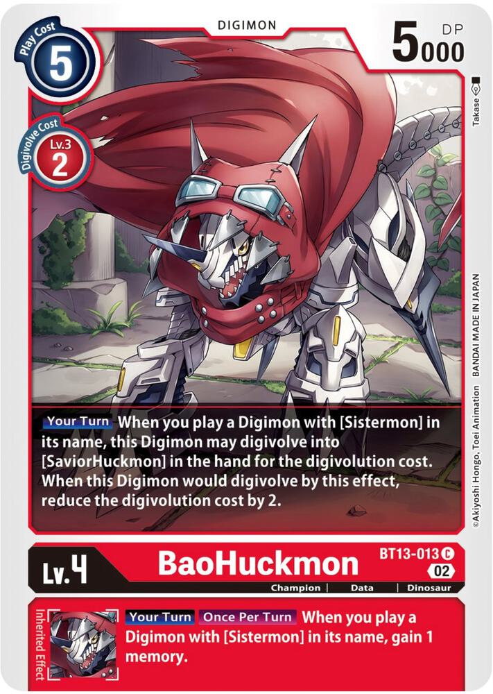 BaoHuckmon, Versus Royal Knights BT13-013 C