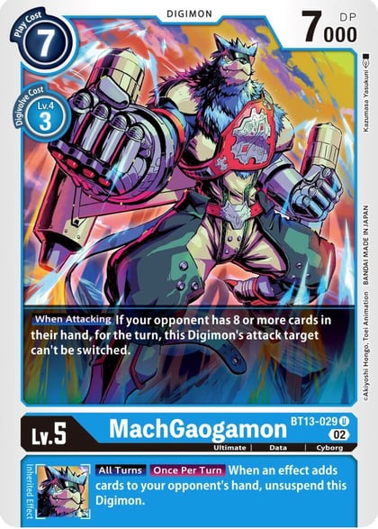 MachGaogamon, Versus Royal Knights BT13-029 U