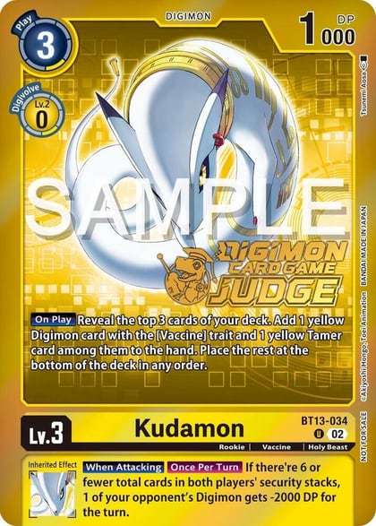 Kudamon (Judge Pack 5), Versus Royal Knights BT13-034 U