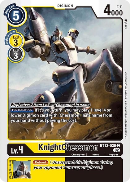 KnightChessmon BT13-039, Versus Royal Knights BT13-039 C