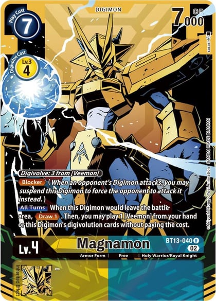 Magnamon (Alternate Art), Versus Royal Knights BT13-040 R