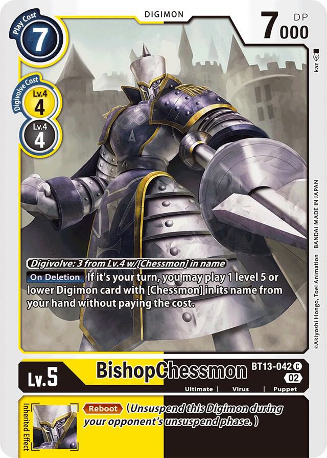 BishopChessmon, Versus Royal Knights BT13-042 C