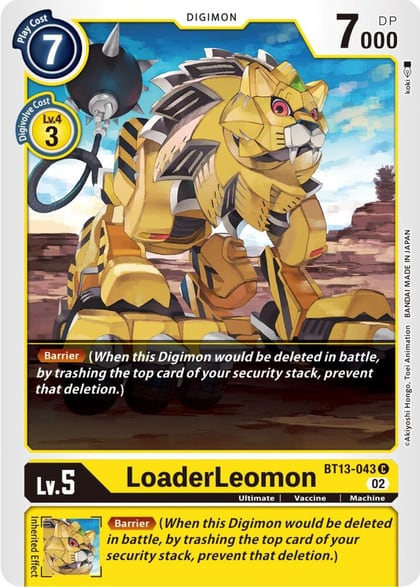 LoaderLeomon, Versus Royal Knights BT13-043 C