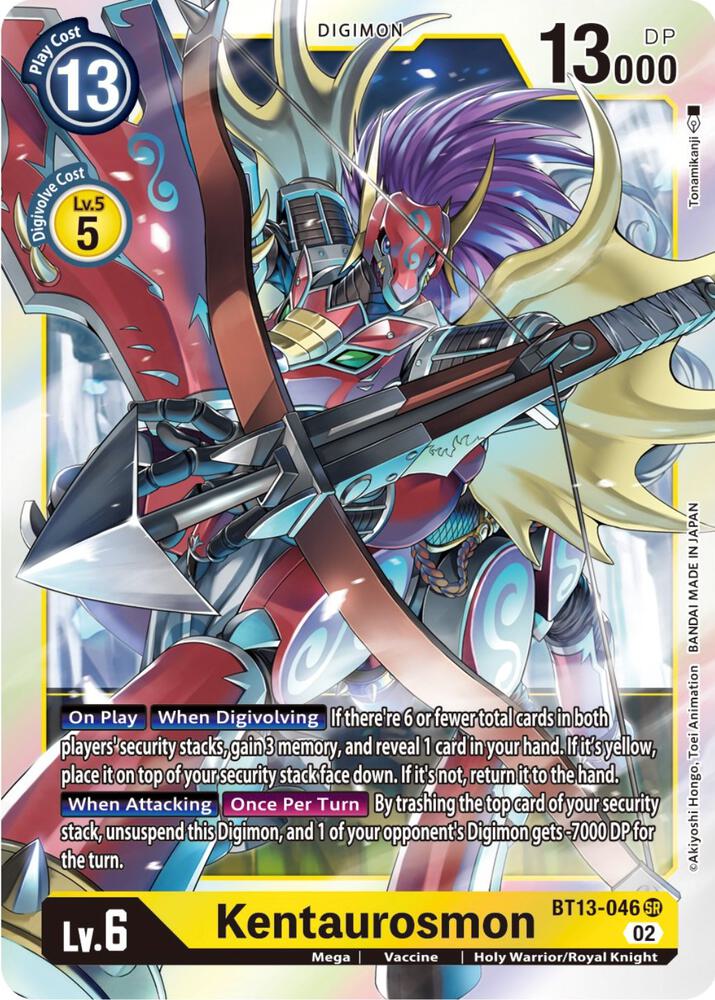 Kentaurosmon, Versus Royal Knights BT13-046 SR