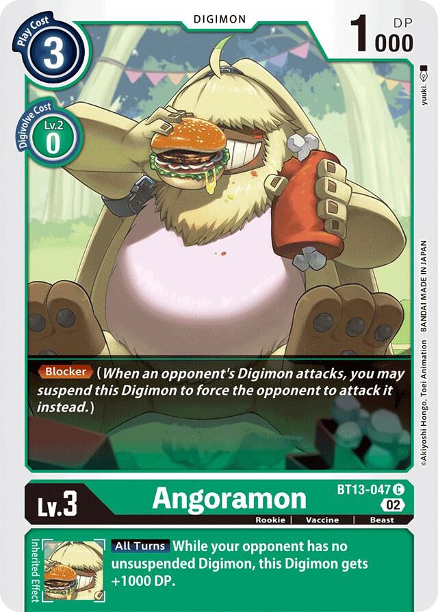 Angoramon, Versus Royal Knights BT13-047 C