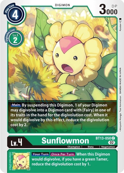 Sunflowmon, Versus Royal Knights BT13-050 C