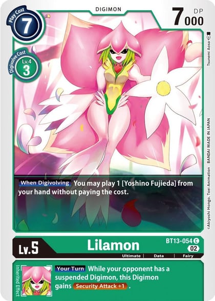 Lilamon, Versus Royal Knights BT13-054 C