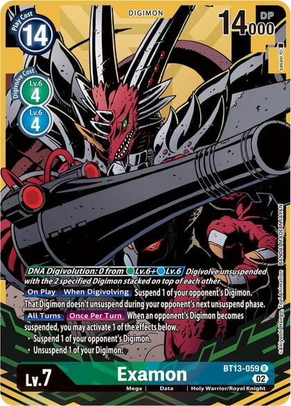 Examon (Alternate Art), Versus Royal Knights BT13-059 R