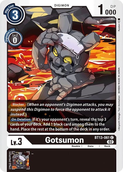 Gotsumon, Versus Royal Knights BT13-061 C