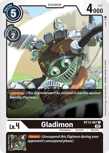 Gladimon, Versus Royal Knights BT13-067 C
