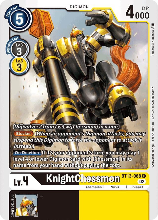KnightChessmon BT13-068, Versus Royal Knights BT13-068 C
