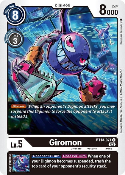 Giromon, Versus Royal Knights BT13-071 U