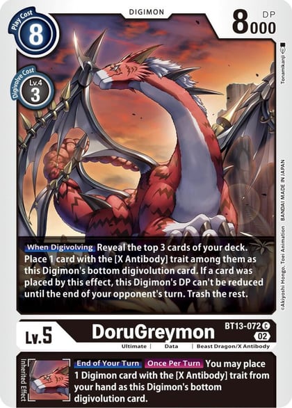 DoruGreymon, Versus Royal Knights BT13-072 C