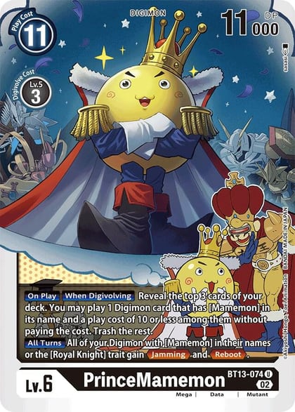 PrinceMamemon, Versus Royal Knights BT13-074 U