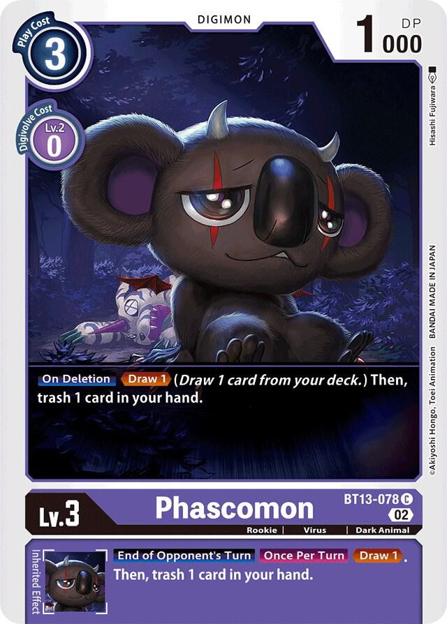 Phascomon, Versus Royal Knights BT13-078 C