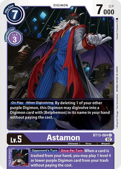 Astamon, Versus Royal Knights BT13-084 C