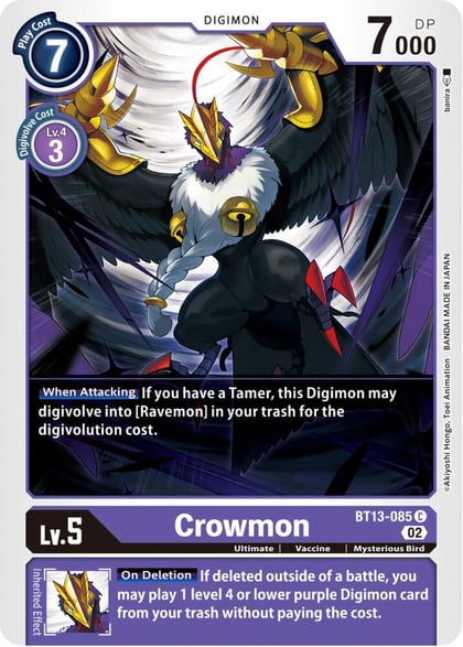 Crowmon, Versus Royal Knights BT13-085 C