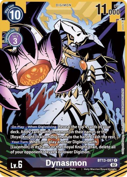 Dynasmon (Alternate Art), Versus Royal Knights BT13-087 R